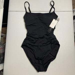 La Blanca Women's Island Goddess Lingerie One Piece Swimsuit, Black, Size 6